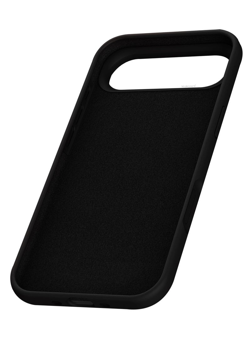 CATANES Silicone Protective Phone Case for iPhone 17 Air , Soft Anti-Scratch Microfiber Lining Ultra Slim Drop Protection Phone Cover - Black - Image 4