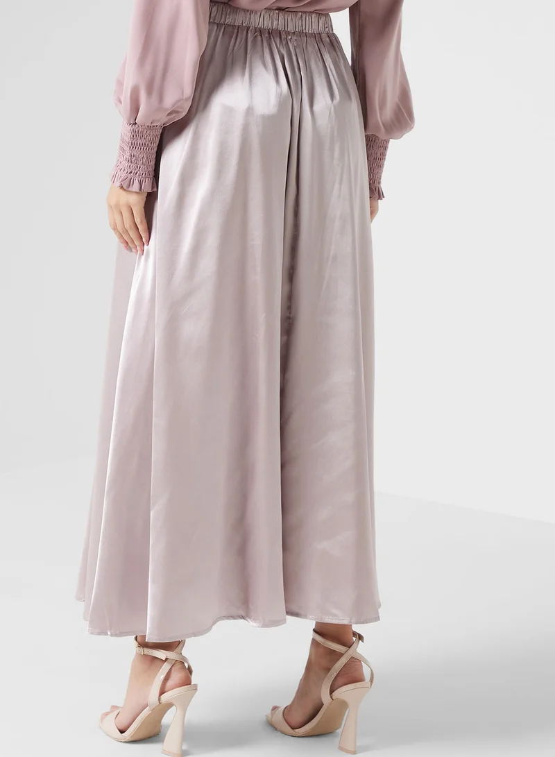 ELLA Satin A-Line Skirts