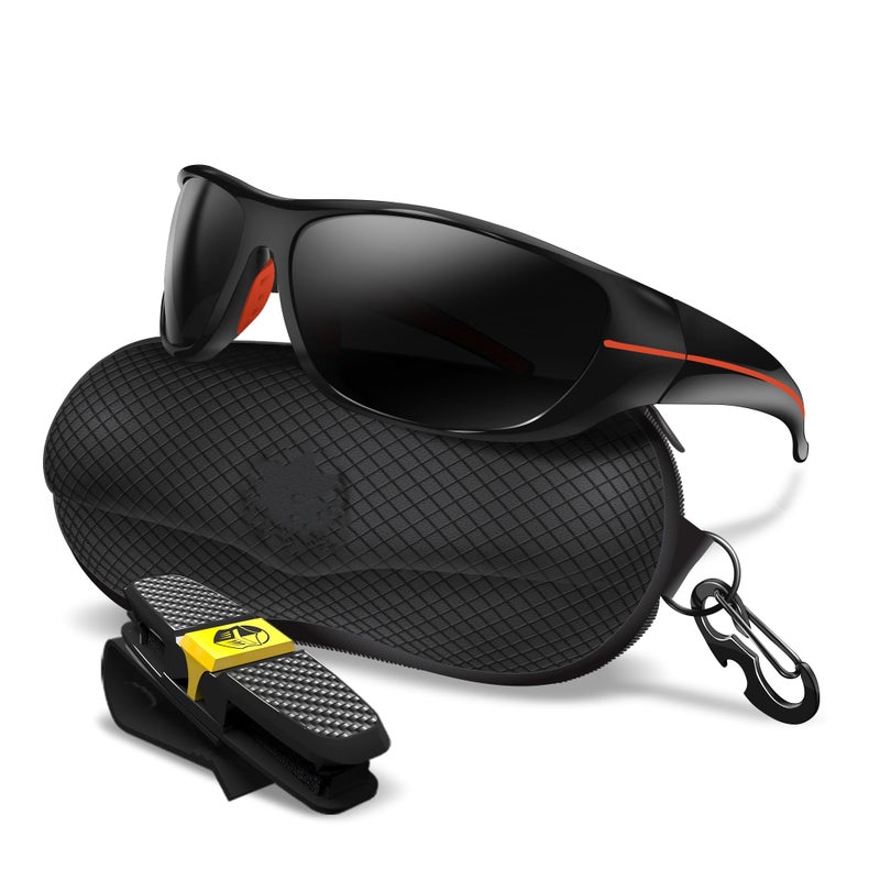 BLUPOND Motorcycle Glasses for Men Women - Polarized Sports Sunglasses for Riding Cycling - UV400 Protection - Chopper - Image 5