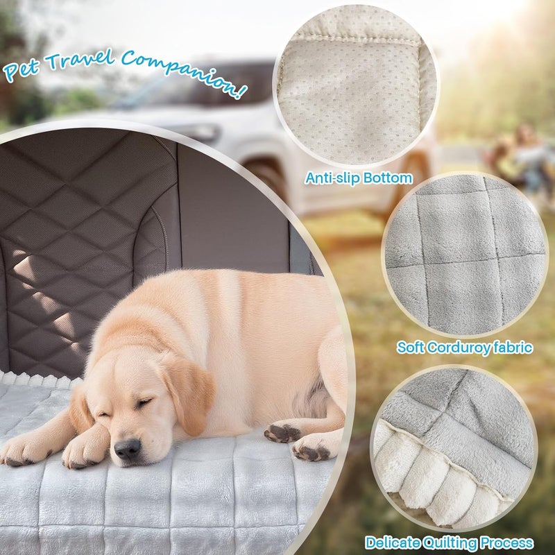 LiveGo Non-Slip Dog Car Seat Cover - Waterproof & Scratch-Proof Travel Mat for Backseat - Image 2