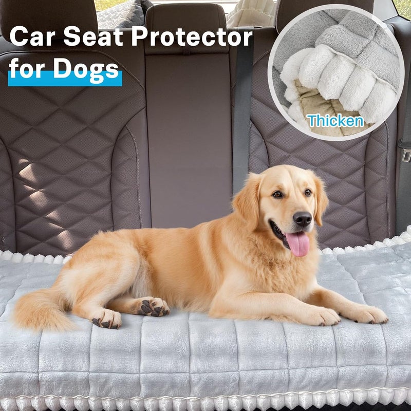 LiveGo Non-Slip Dog Car Seat Cover - Waterproof & Scratch-Proof Travel Mat for Backseat - Image 5