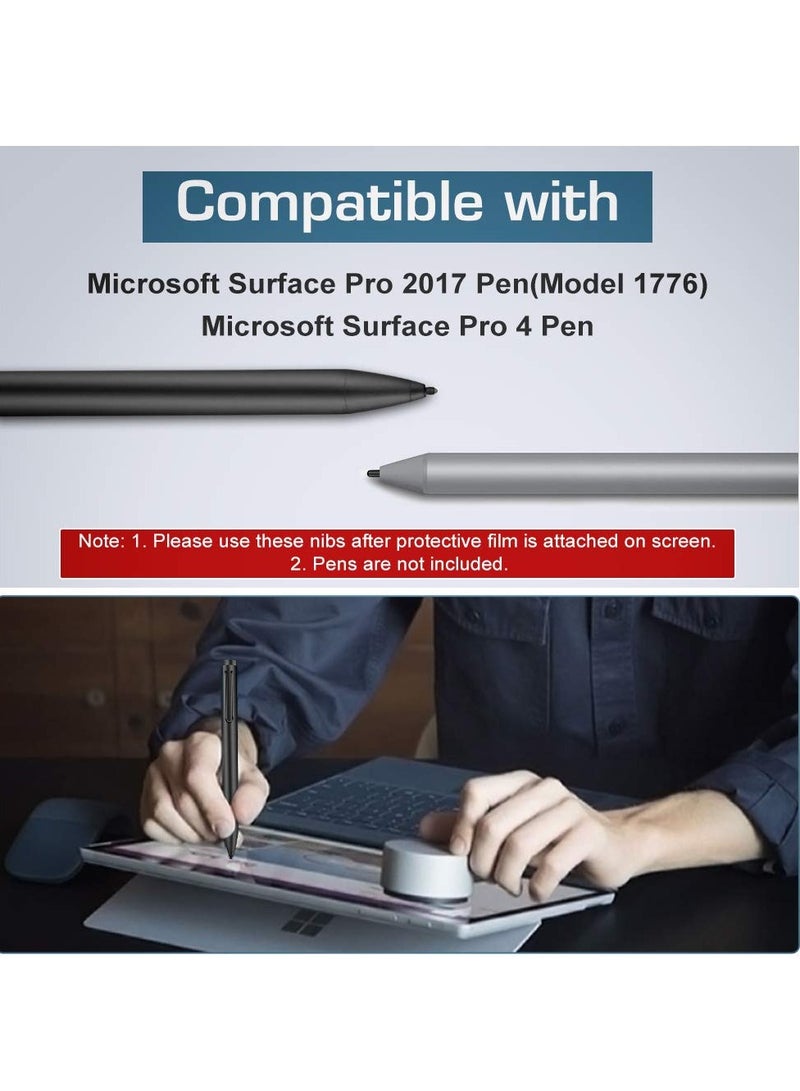 Excefore Pen Tips for Surface Pen Set, 2H H HB B Tips Kit Refill Replacement for Microsoft Surface Pro 9 8 7 6 5 4 Series/Surface Book 1 2 / New Surface Pro/Surface Go/Surface Laptop Touch Stylus Pen  - Image 2