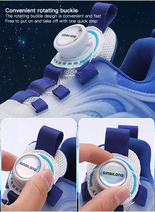 Generic - Unisex Kids Roller Skates Shoes USB Charging, Girls Boys LED Roller Skate Shoes with Double Wheels Retractable Technical Skateboarding - Image 1