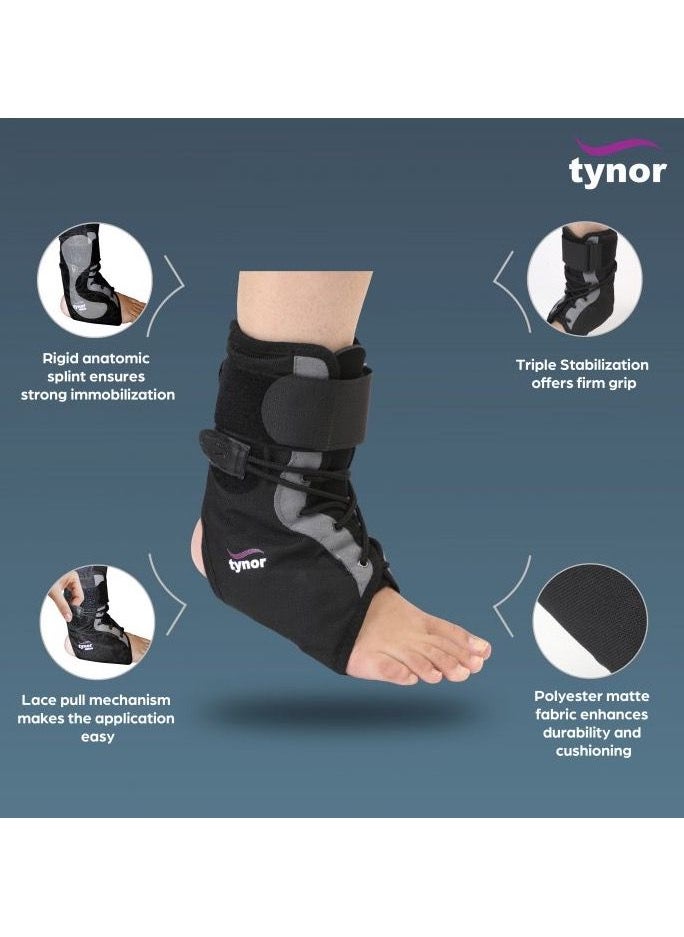 ANKLE BRACE WITH LACE