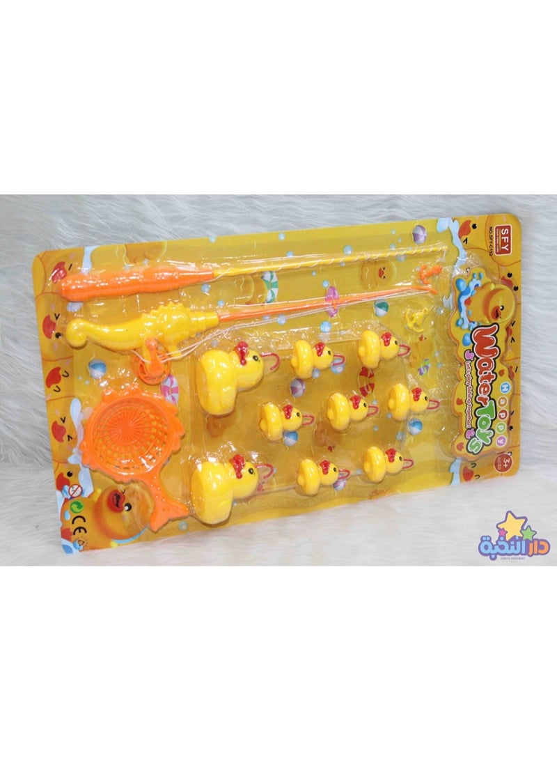 Generic valueable 1 Plastic duck hunting game with a hook or net - Image 1
