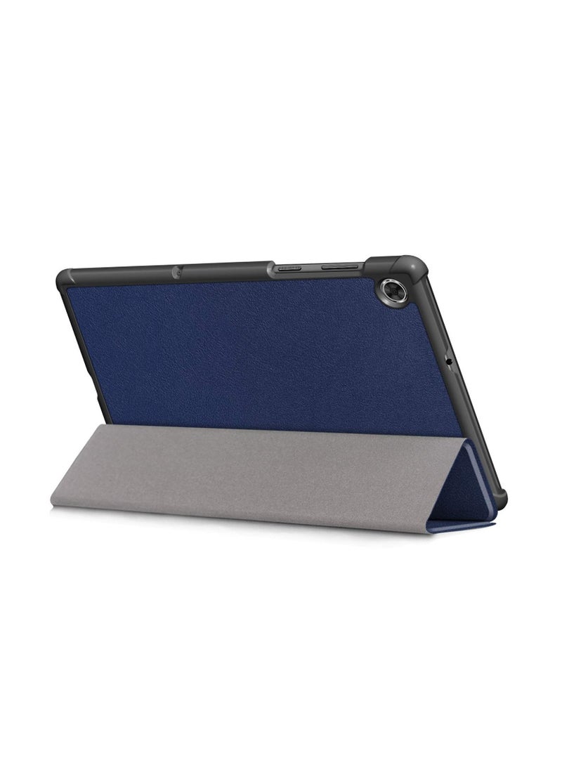 Generic - Compatible with Lenovo Tab MFHD Plus TB-X606F Smart Lether Funda Magnetic Folding Stand Tablet Cover for Lenovo M10 Plus Case -Blue - Image 1