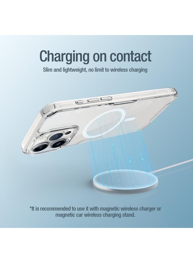 Nillkin Case For iPhone 15 Pro Max Ultra Clear Magsafe PC + TPU Phone Case - Image 4