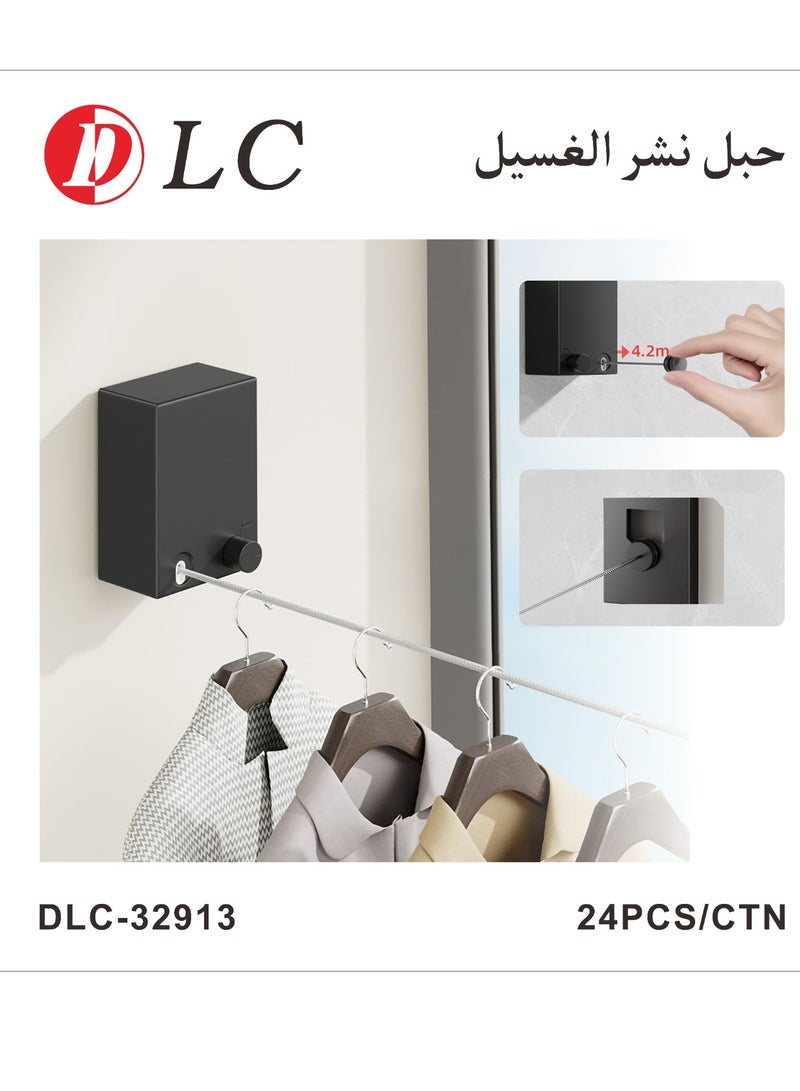 LC Retractable Clothesline – Space-Saving Modern Design (DLC-32913) - Image 1