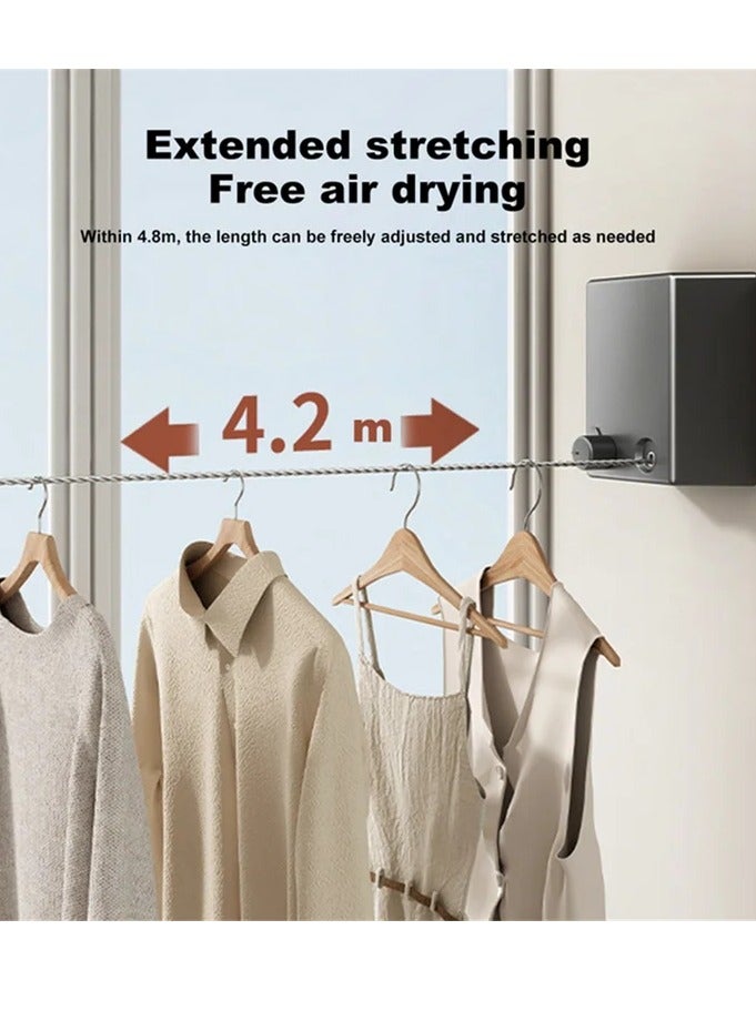 LC Retractable Clothesline – Space-Saving Modern Design (DLC-32913) - Image 3