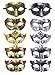 RUSVNO Adults Vintage Antique Look Venetian Party Mask Pack of 10 - Image 3