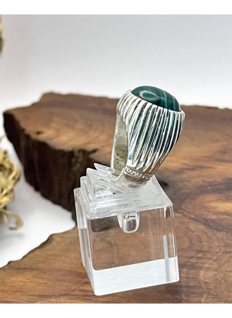 OtherMax Natural malachite ring - Image 3