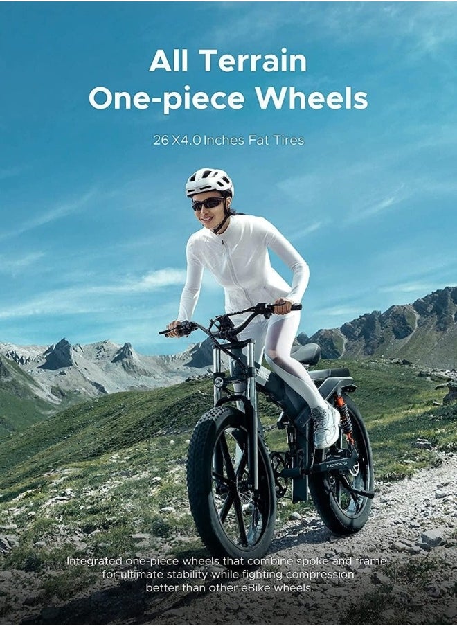 إنجوي - سكوتر كهربائي ENGWE X26 دراجة كهربائية بإطار سميك، 1200 وات (الذروة) محرك Ebike للبالغين، 95 ميلاً 31 ميل في الساعة 26 بوصة دراجة جبلية، 48V19.2A (29.2Ah-خيار بطارية مزدوجة) جميع التضاريس - Image 1