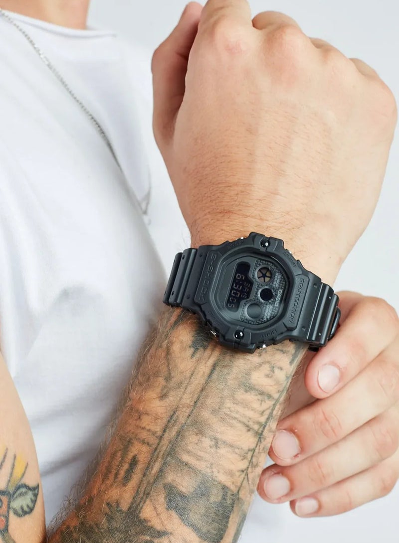 CASIO G-SHOCK DW-5900BB-1DR Digital Black Men's Watch - Image 3