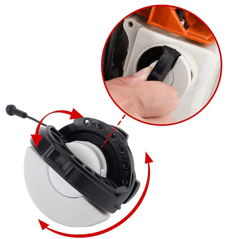 Hipa Gas Fuel Cap Oil Cap for Stihl MS250 MS270 MS290 MS310 MS340 MS390 MS341 MS361 MS380 MS440 MS460 MS880 Chainsaw Parts FS100 FS100R FS110R FS100RX Trimmer - Image 3