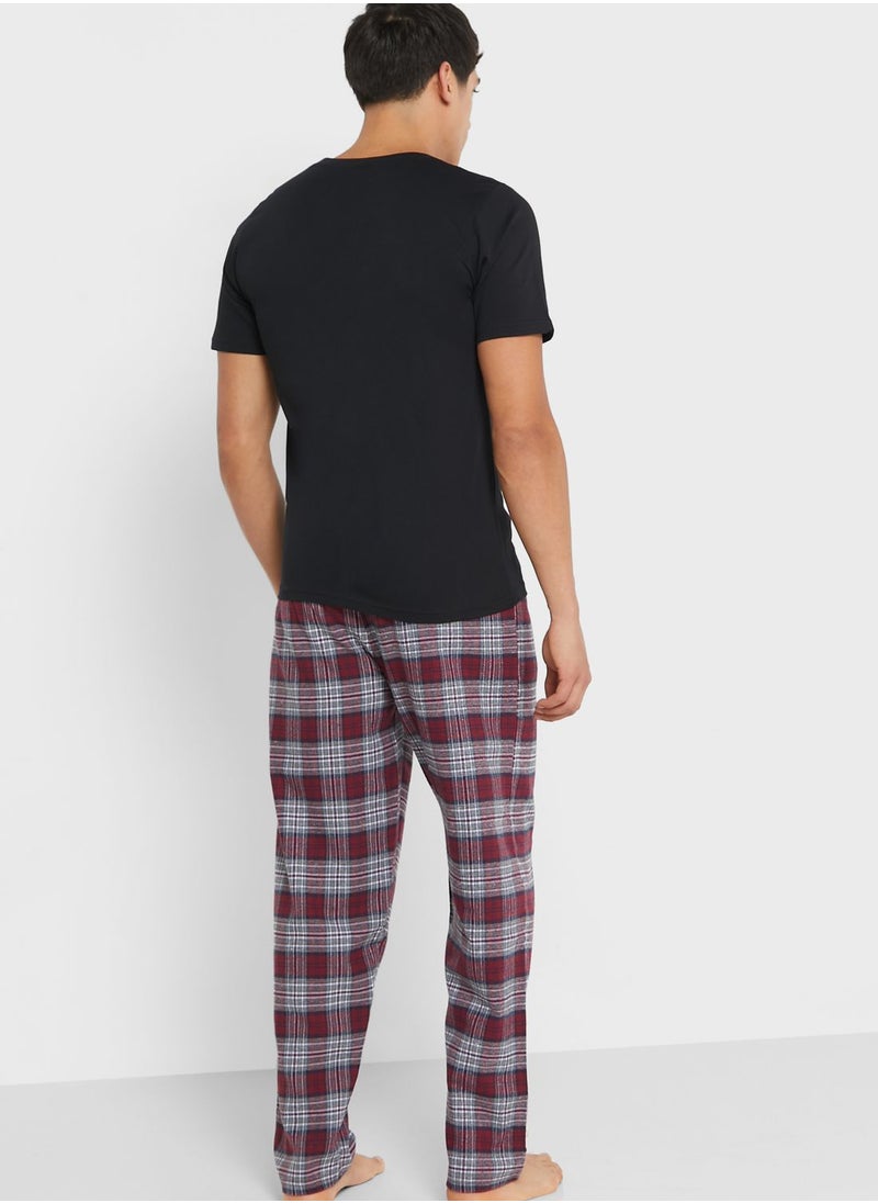 Seventy Five T Shirt And Pant Nightwear Set  - Image 2