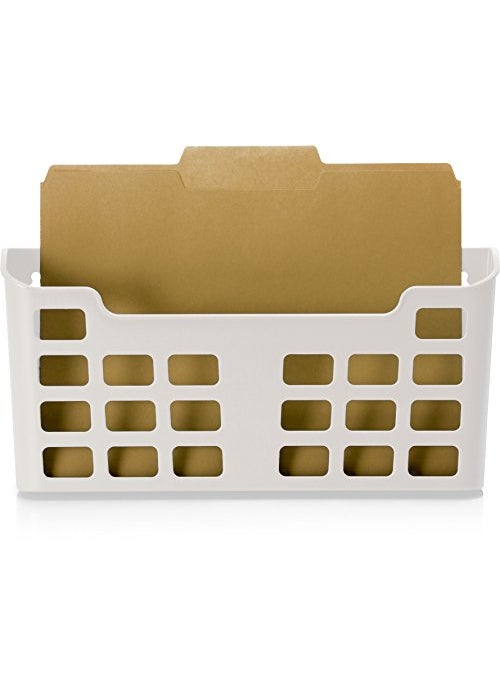 Officemate Officemate MagnetPlus Magnetic Letter Size File Pocket Plastic White 92543 252 x 1362 x 669 InchesOffwhite 