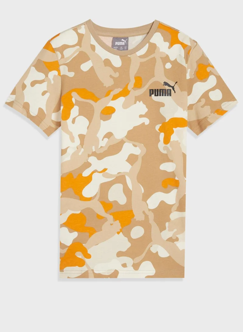 PUMA Kids Essential  Camo T-Shirt