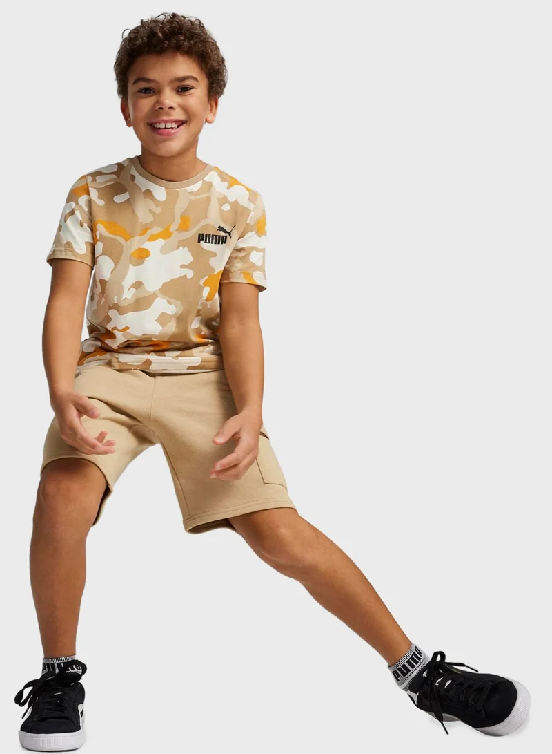 PUMA Kids Essential  Camo T-Shirt