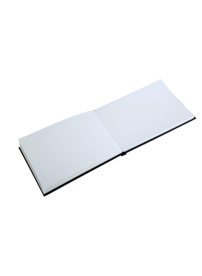 بروسترو مجلة BRUSTRO Artist's Watercolor Stitched Bound Journal | 200 GSM، A5، 30 ورقة | مضغوطة على البارد، 25% قطن، خالية من الأحماض | مثالية للرسم والأكريليك والغواش. للمحترفين وطلاب الفنون الجميلة.  - Image 2