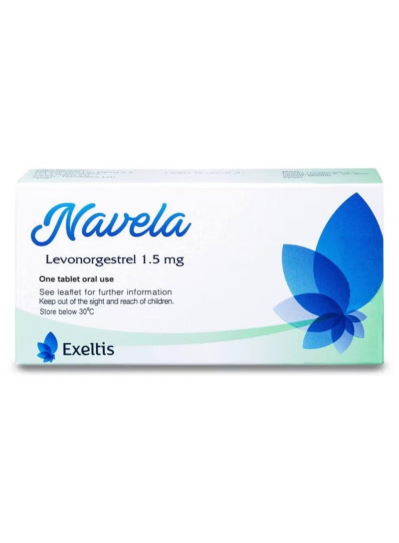 Navela Tablet 1’s | Emergency Contraceptive | Morning After Pill with Levonorgestrel 1.5mg | Prevents Unplanned Pregnancy | Single-Dose Tablet