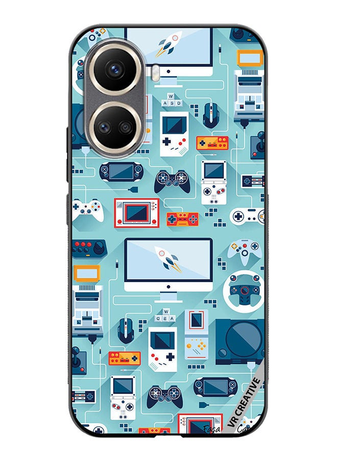 VR CREATIVE Protective Case Cover For Huawei Nova 10 SE Ps 5 Remote Controls Design Multicolour - Image 1