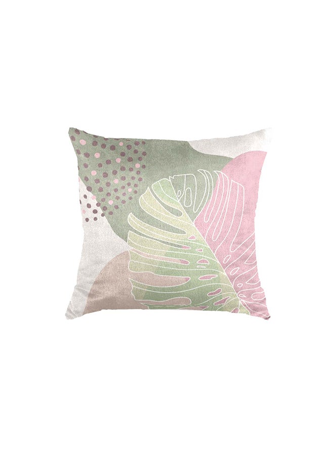 RIZARIES SuperSoft Mist Pink Tropical Throw Cushion - Image 2