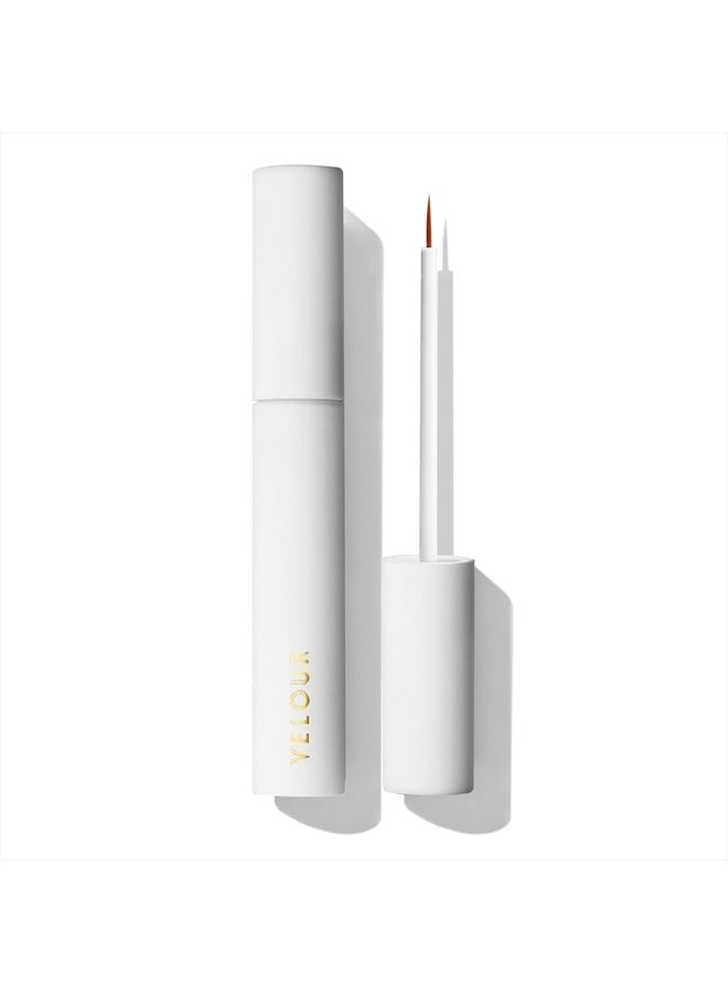 Velour Lashes Velour Strong Eyelash Glue – Super Hold Vegan Lash Adhesive, Brush on Applicator – Premium, Latex-Free Individual Bond for Strip Eyelash Extensions, False Lashes, White and Black