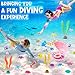 HUUIDY Pool Toys 31Pcs Mermaid Toys Diving Toys with Shell Treasure Chests and Storage Bag Swimming Pool Games Summer Water Toy Gift Set for Kids Toddlers Girls Boys - Image 3