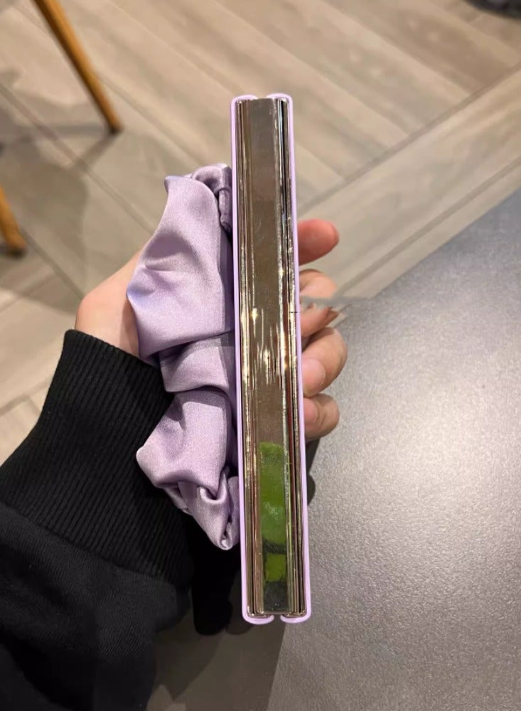 Violet Silk Wristband For Samsung Galaxy Z Fold 6 Mobile Phone Case Folding Screen Protective Cover - Image 5