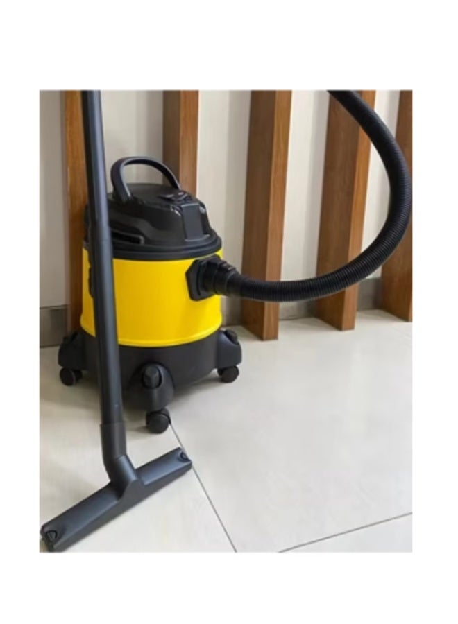 Denx 1400W 20L Cylinder Vacuum Cleaner for Wet and Dry Cleaning - Image 2