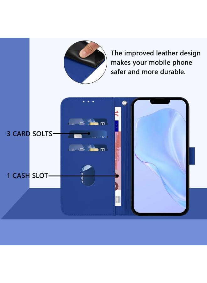 S-TOP Case For iPhone 16 Pro Max Skin Feel Solid Color Leather Phone Case with Lanyard - Image 4