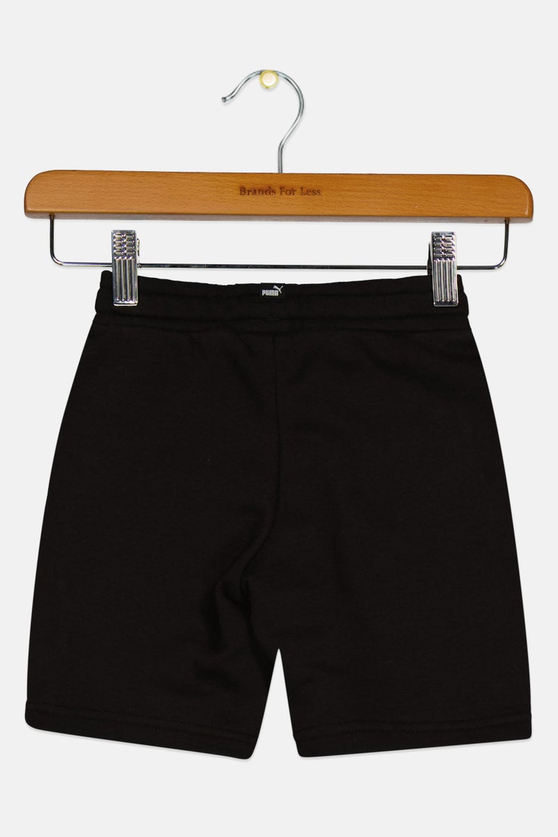 PUMA Toddlers Boy Brand Logo Shorts, Black - Image 2