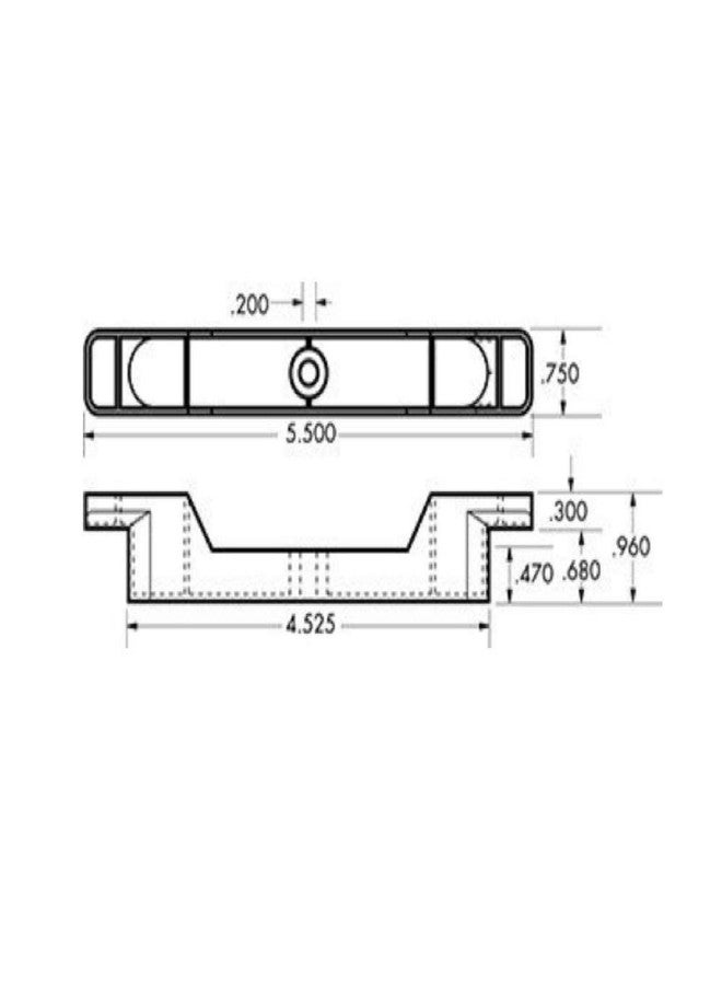 LEGLO False Front Cabinet Clips 4-1/2" - Fake Drawer Clips/False Drawer Front Clips - 2 Sets 4 Clips - Image 4