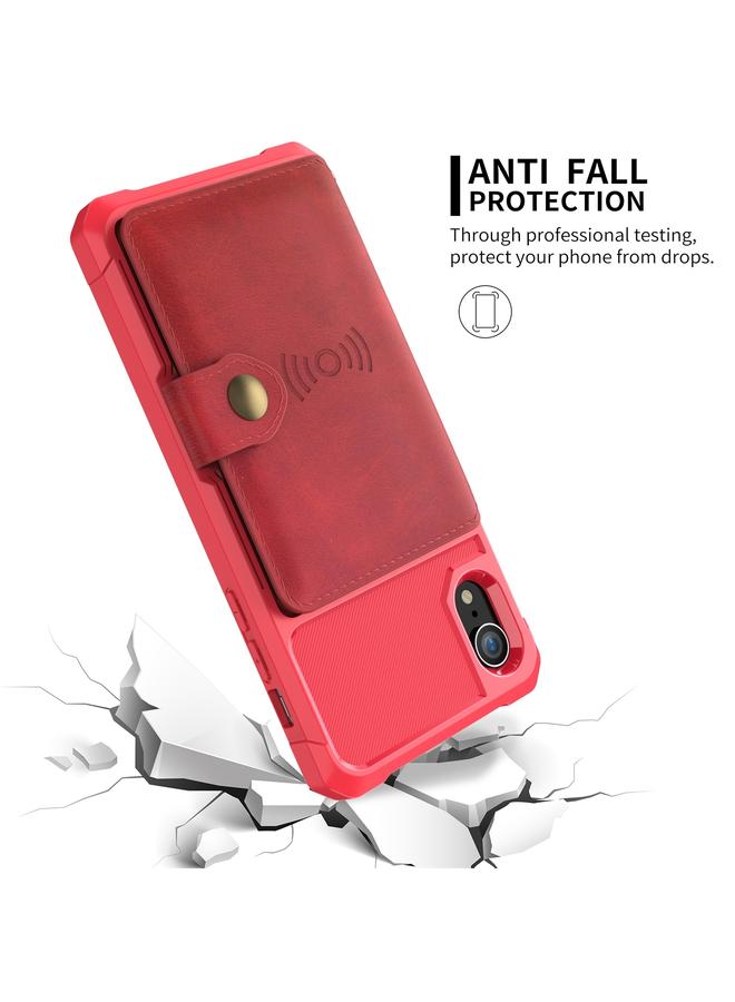 S-TOP Case For iPhone XR Magnetic Wallet Card Bag Leather Case - Image 4