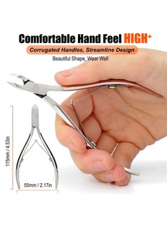 LePinko LePinko Professional Cuticle Trimmer kit, Super Sharp Dead Skin Clipper, Labor-saving Cuticula Remover for Fingernail Toenail, Manicure Pedicure Tool for Women Men, Home Salon Use, 7mm Jaw  - Image 4