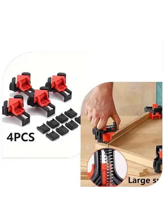 4PCS Boxed Clips Picture Frame Spring Set Right Angle Clamps For Quick 90 Degree Fastening - Image 1