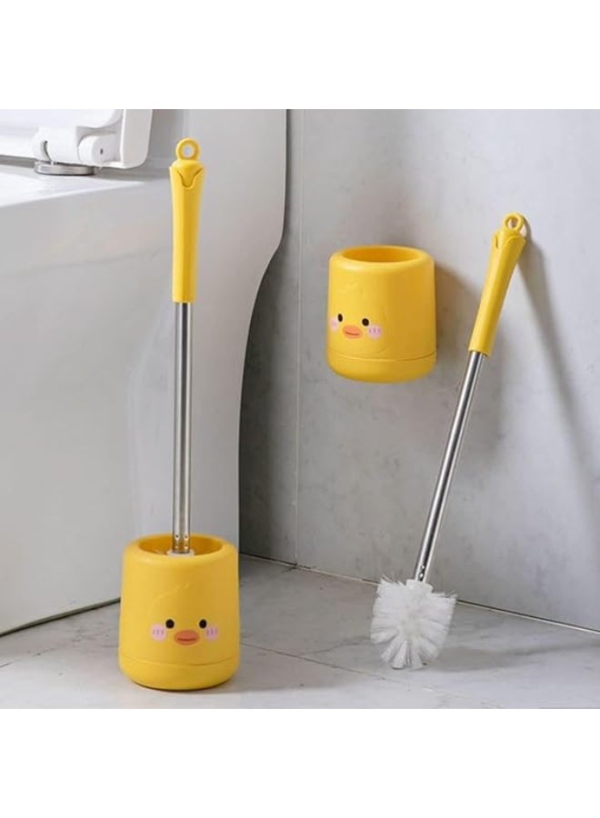 Generic Multi-Use Bathroom Brush – Trendy Design with Long Stainless Handle and Easy Storage X  - Image 4
