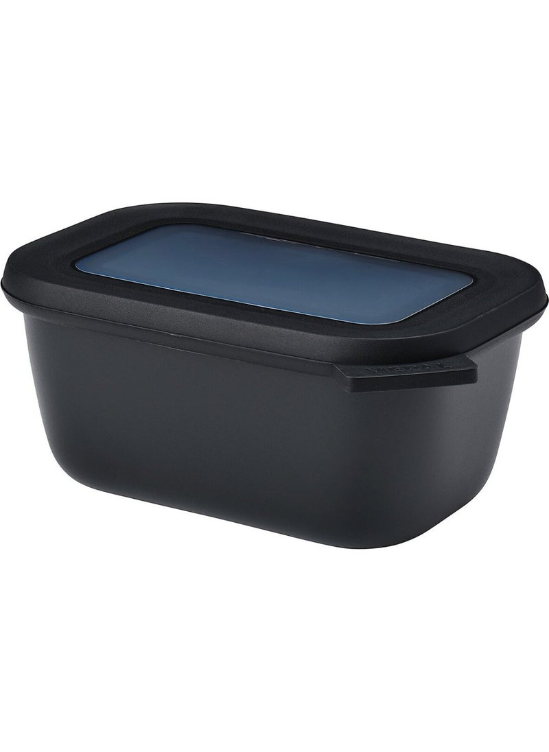 Mepal Multi Bowl Cirqula Rectangular Storage Container 750 Ml - Nordic Black  - Image 1