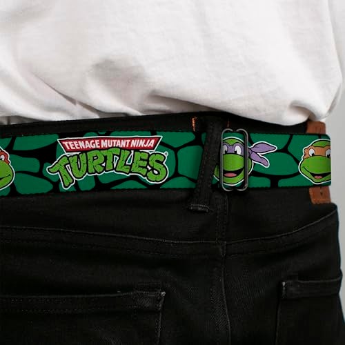 Buckle Down Nickelodeon Belts Buckle-down Seatbelt Ninja Turtles Wnt005 Belt, Multicolor, 1.5 Wide - 24-38 Inches in Length US - Image 4