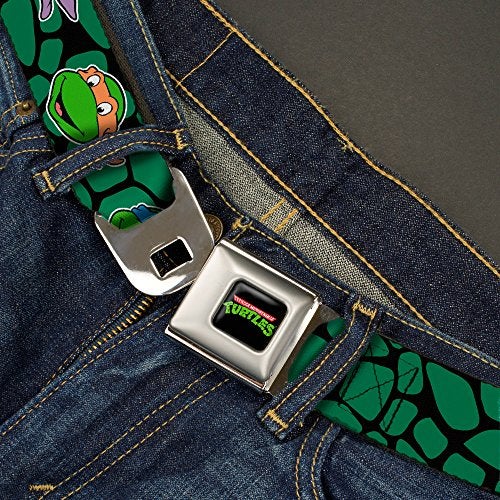 Buckle Down Nickelodeon Belts Buckle-down Seatbelt Ninja Turtles Wnt005 Belt, Multicolor, 1.5 Wide - 24-38 Inches in Length US - Image 2