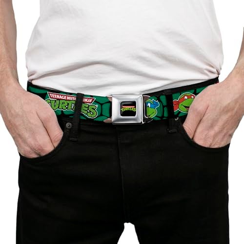 Buckle Down Nickelodeon Belts Buckle-down Seatbelt Ninja Turtles Wnt005 Belt, Multicolor, 1.5 Wide - 24-38 Inches in Length US - Image 3