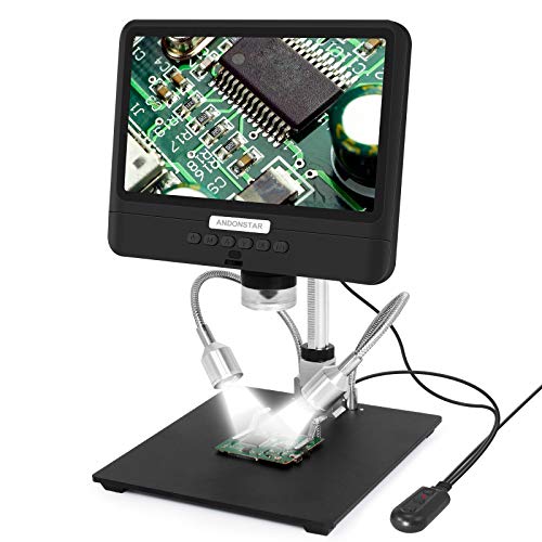 Andonstar AD208 Coin Microscope with 8.5 Inch Screen 260X LCD Lab Handheld USB Digital Microscopes for PCB Repair Soldering Coin Inspection - Image 5