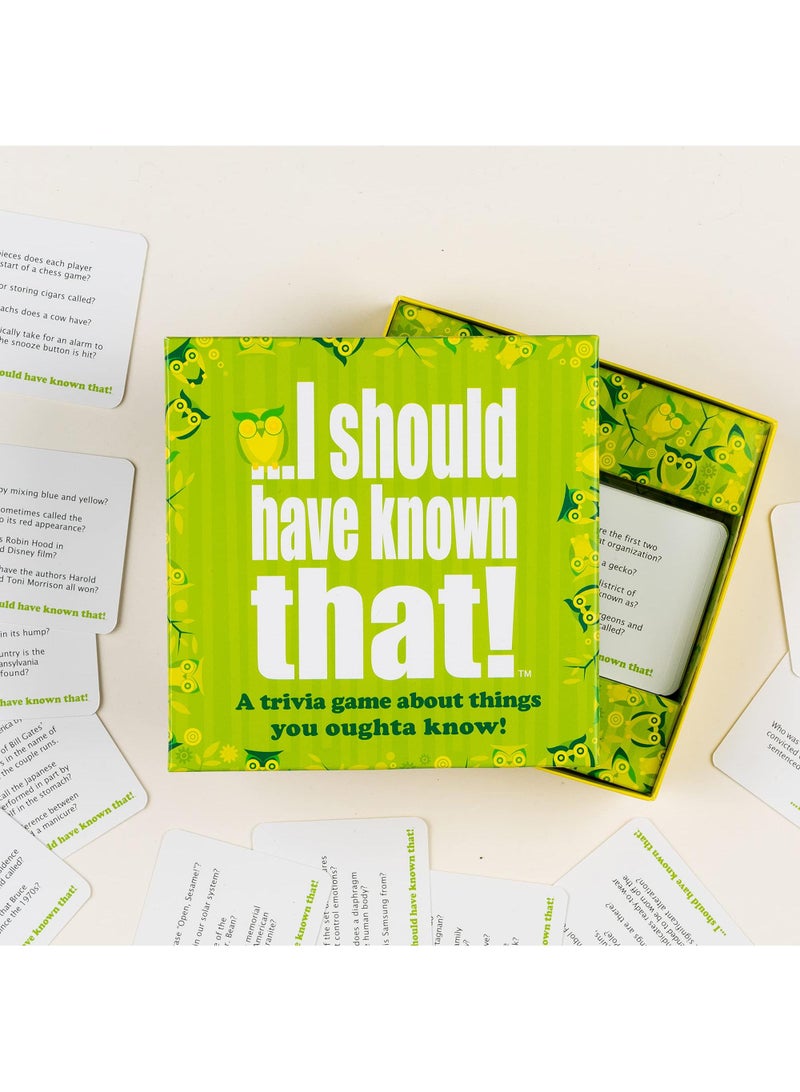 general I Should Have Known That The Game About Things You Oughta Know - Image 1