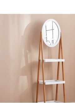Home Box Lexus 3-Tier Storage Shelf with Mirror 43x163x26 cm  - Image 2
