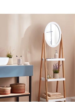 Home Box Lexus 3-Tier Storage Shelf with Mirror 43x163x26 cm  - Image 1