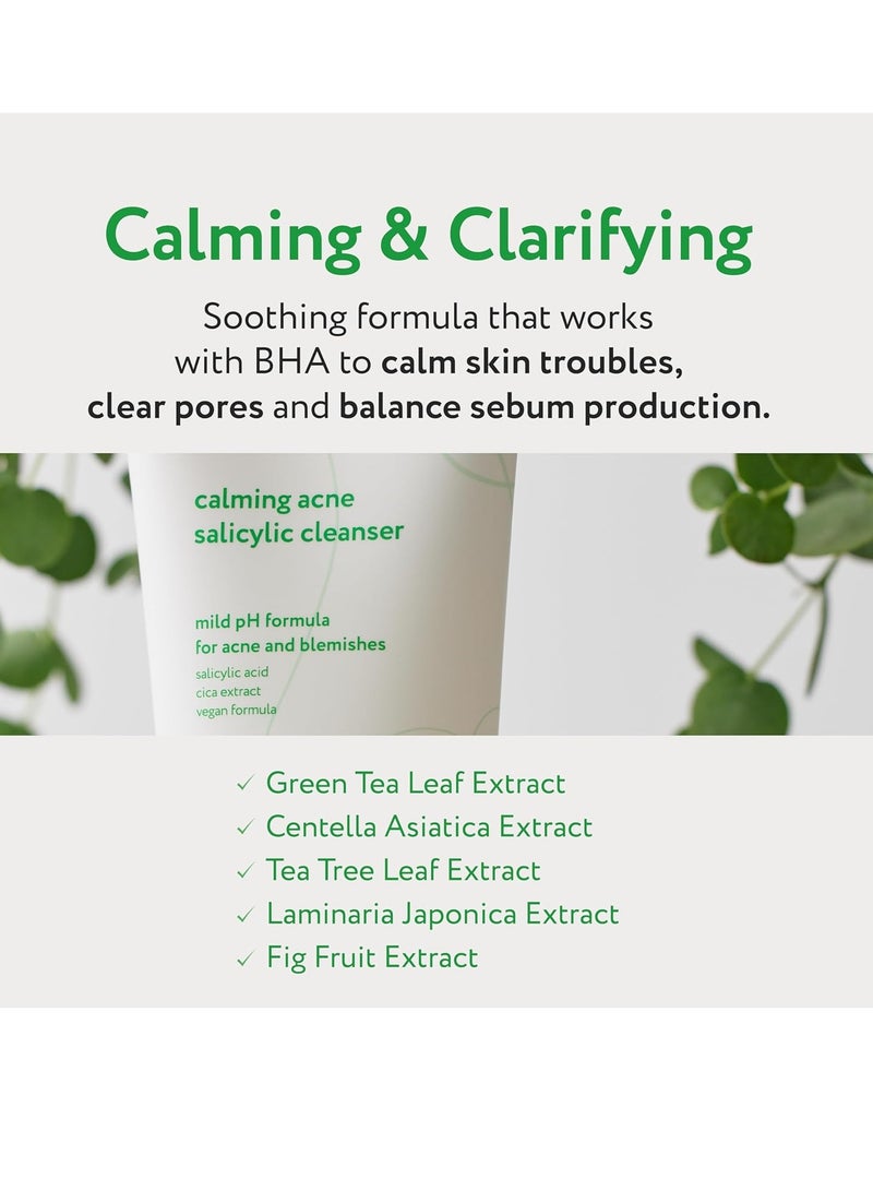 Face Republic Face Republic Calming Acne Salicylic Cleanser 100ml 3.38 fl oz | Acne Care, Low pH Gel Foam | Calming, Clarifying, Oil Control | Salicylic Acid, Centella Asiatica, Tea Tree | Vegan Korean Face Wash - Image 3