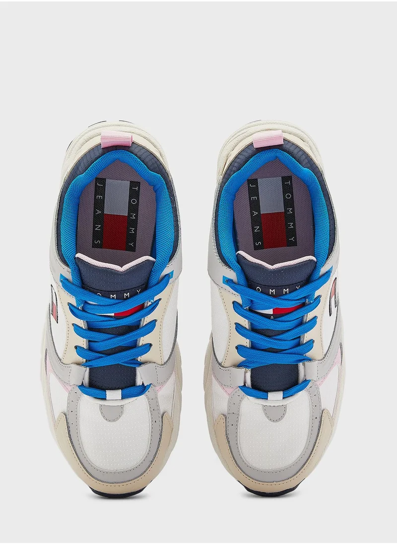 TOMMY JEANS City Leather Low Top Trainers