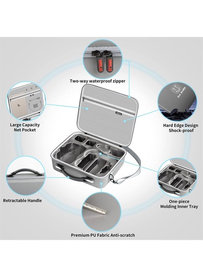 STARTRC Carrying Case for DJI Avata Pro-View Combo Accessories,Portable Travel Bag for DJI Avata with DJI Goggles 2/Goggles Integra, Compatible with DJI RC Motion/RC Motion 2 - Image 3