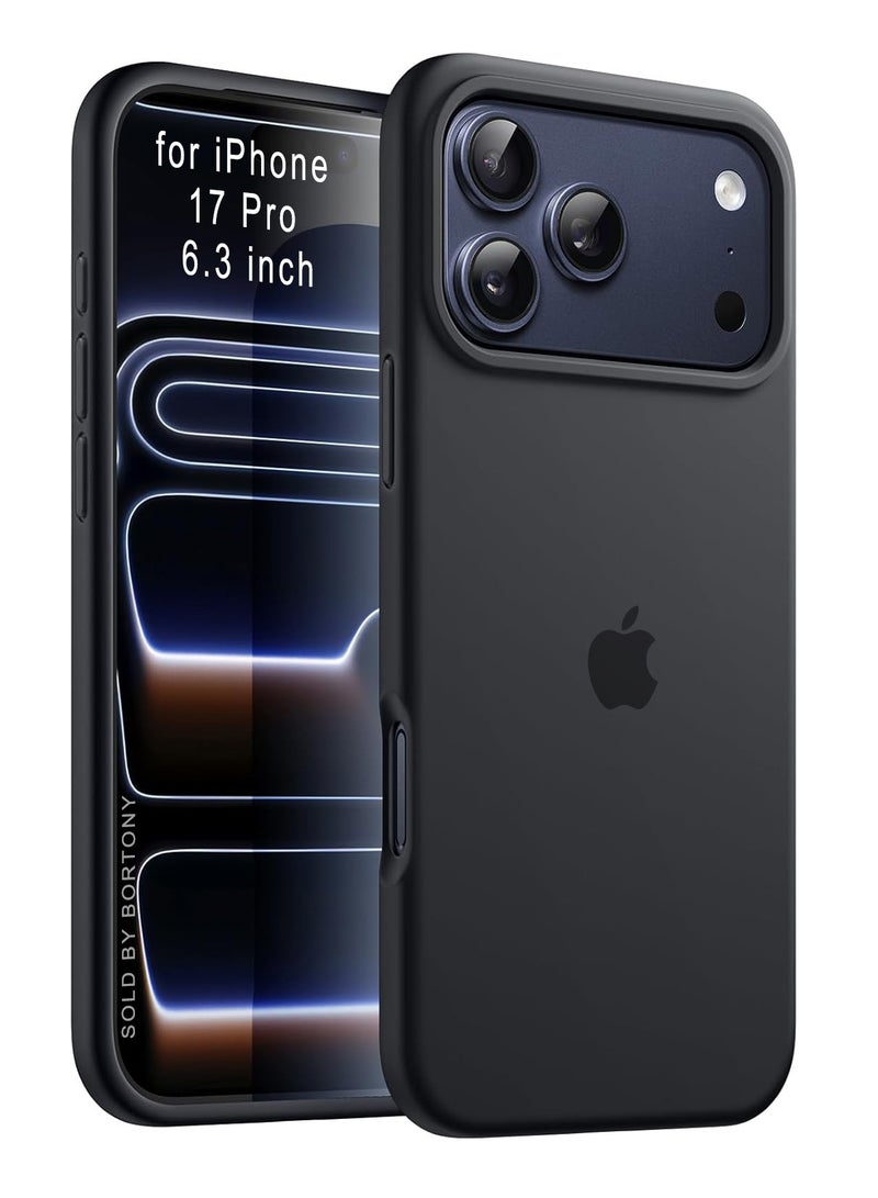 iPhone 17 Pro Case Liquid Soft Silicone iPhone 17 Pro Cover Anti Scratch with Inside Microfiber Lining Shockproof Protective Phone Case for iPhone 17 Pro 6.3 inch - Image 1