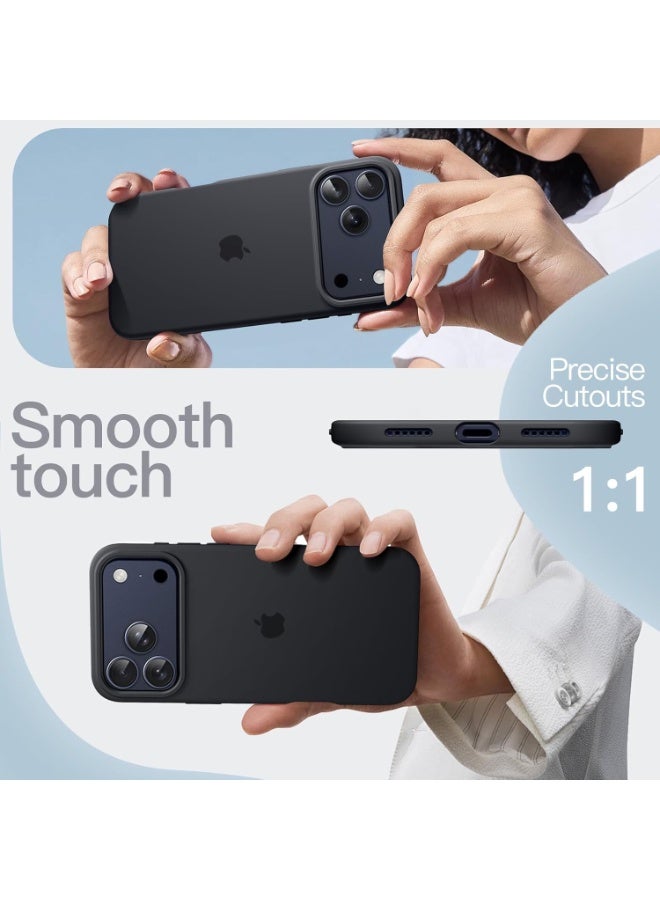 iPhone 17 Pro Case Liquid Soft Silicone iPhone 17 Pro Cover Anti Scratch with Inside Microfiber Lining Shockproof Protective Phone Case for iPhone 17 Pro 6.3 inch - Image 3